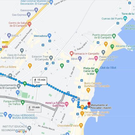 Apartamento Con Patio, Piscina Y Parking Privado El Campello Eksteriør billede